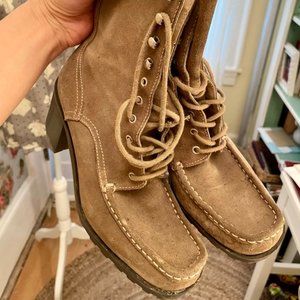 Suede (just above) Ankle Boots